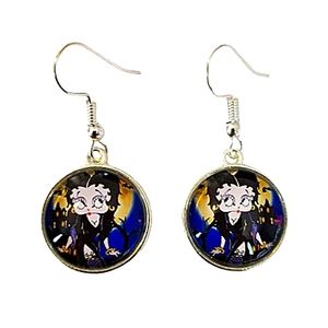 🕸️ BETTY BOOP Halloween Handcrafted Earrings 🕸️
